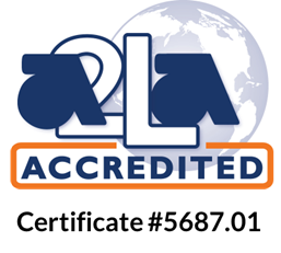 A2LA Accreditation Certificate