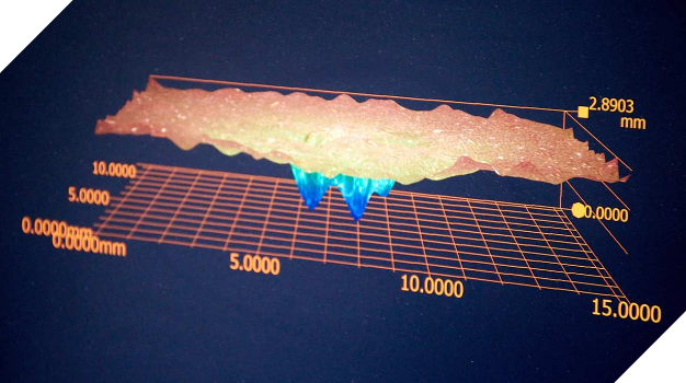 Colorful 3D image of roofing material